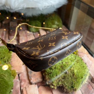 LOUIS VUITTON Mini Pochette Accessories Monogram Canvas Pouch