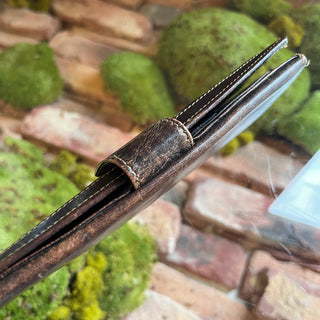 FENDI Sas Brown Vinatge Zucca Canvas Wallet