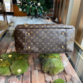 LOUIS VUITTON Artsy MM Brown Monogram Canvas Hobo Bag