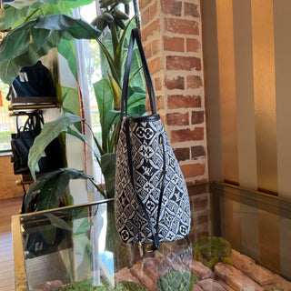 LOUIS VUITTON 1854 Neverfull MM Black Jacquard Canvas Tote Bag