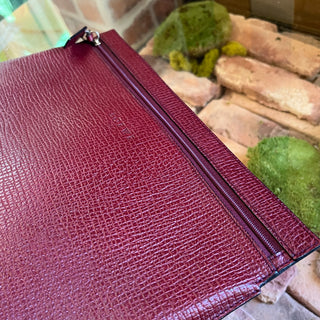 LOEWE Vintage Rouge Leather Clutch