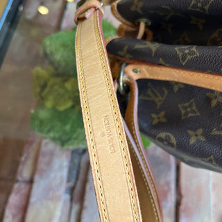 LOUIS VUITTON Noe Brown Monogram Canvas Bucket Bag