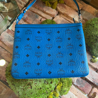 MCM Blue Pochette