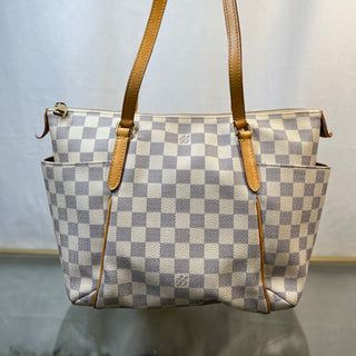 LOUIS VUITTON Totally PM Damier Azur Canvas Tote Bag