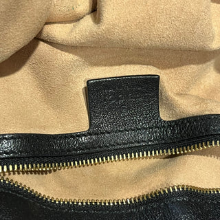 GUCCI Horsebit 1955 Messenger Black Leather Crossbody Bag