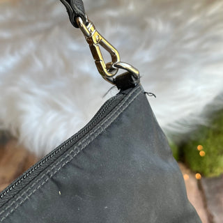 PRADA Messenger Black Nylon Messenger Bag