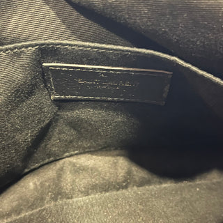 SAINT LAURENT Lou Dusty Grey Matelassé Monogram Calfskin Camera Bag