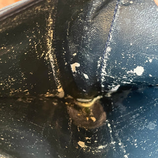 MCM Kisslock Small White Black Vintage Wallet