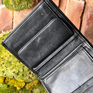 CHANEL Timeless Compact Card Black Caviar Leather Wallet