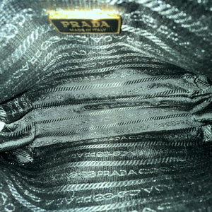 Prada Black Antique Nappa Re-Edition 2005 leather bag