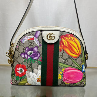 GUCCI GG Supreme Flora Ophidia Dome