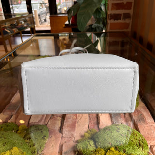 GIVENCHY Voyou North South Small Light Grey Calfskin Tote