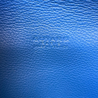 GOYARD Chypre Sky Blue Goyardine Canvas Chevroches Calfskin Shoulder Bag