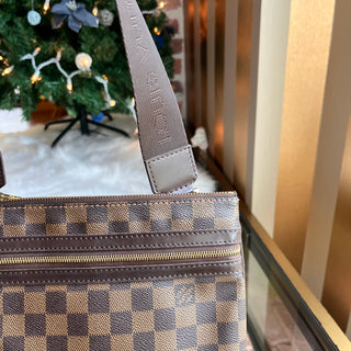 LOUIS VUITTON Bosphore Damier Ebene Canvas Crossbody Bag