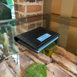 PRADA Black Leather Bifold Wallet