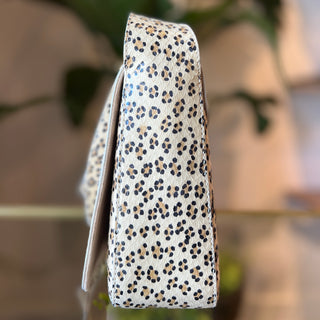 FENDI Leopard Print On Python Flap Shoulder Bag