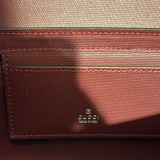 GUCCI Super Mini GG Shadow Monogram Red Shoulder Bag