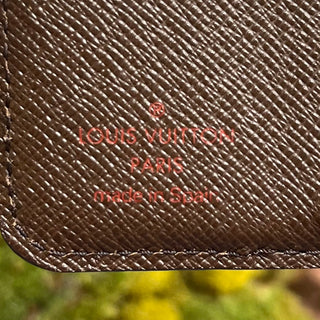 LOUIS VUITTON Damier Ebene Compact Zip Bifold Wallet