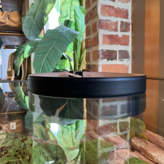 GUCCI Interlocking G Black Leather Belt 75/30(2US)