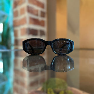 VERSACE MOD 4361 GB1/87 Black Acetate Square Sunglasses