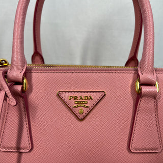 PRADA Saffiano Lux Small Pink Tote