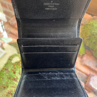 LOUIS VUITTON Elise Black Epi Leather Wallet