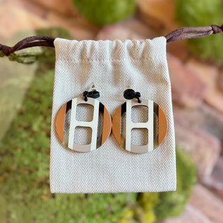 HERMES H Equipe Earrings