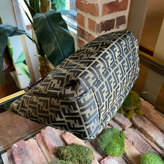 FENDI Brown Zucca Canvas Tote