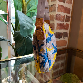 MZWALLACE Multicolor Camouflage Nylon Crossbody