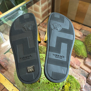 VERSACE Gold Tribute Slides SZ 39