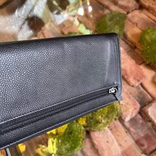 CHANEL Timeless CC Caviar Leather Zip Around Wallet  AD1182