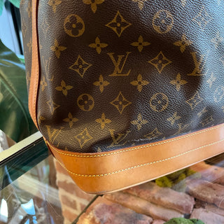 LOUIS VUITTON Noe Brown Monogram Canvas Vintage Bucket Bag