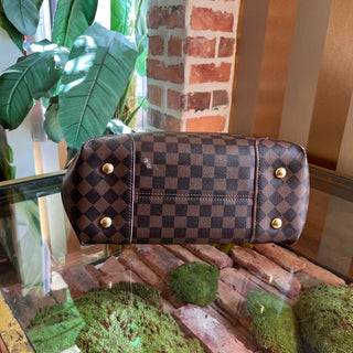 LOUIS VUITTON Caissa Damier Ebene Canvas Hobo Bag