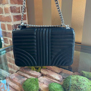 PRADA Black Soft Calf Leather Diagramme Large