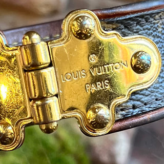 LOUIS VUITTON Monogram Canvas Saveit Cuff Bracelet