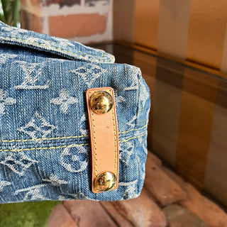 LOUIS VUITTON Baggy PM Monogram Denim Shoulder Bag