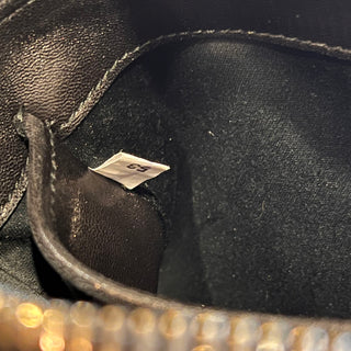 MIU MIU Black Matelasse Nappa Leather Shoulder Bag