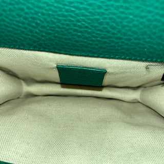 GUCCI Dionysus Mini Green Dollar Calfskin Shoulder Bag