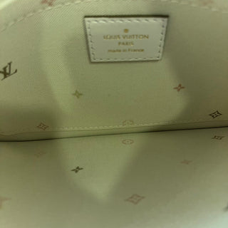 LOUIS VUITTON Neverfull Pochette Spring in the City Sunset Khaki Pochette Bag