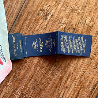 LOUIS VUITTON Monogram Rising Confidential BB Silk Bandeau Scarf