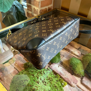 LOUIS VUITTON Odeon Noir Damier Ebene Canvas Crossbody Bag