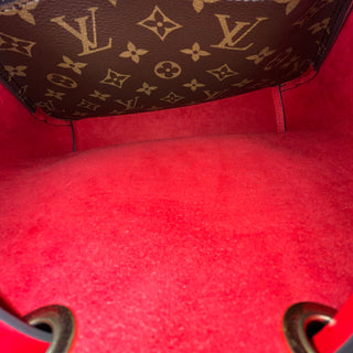 LOUIS VUITTON NeoNoe Poppy Coquelicot Monogram Bucket Bag