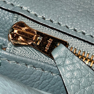 HERMES Bleu Paon Togo Birkin 30