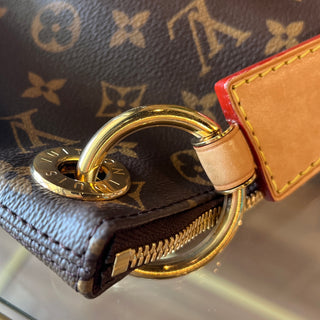 LOUIS VUITTON Berri MM Brown Monogram Canvas Shoulder Bag