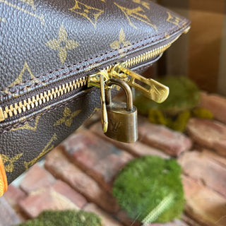 LOUIS VUITTON Alma PM Brown Monogram Canvas Vintage Satchel Bag