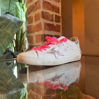GOLDEN GOOSE White Pink Superstar Sneakers SZ 40 (US 10)