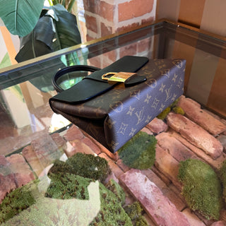 LOUIS VUITTON Locky BB Black Monogram Canvas Top Handle Bag