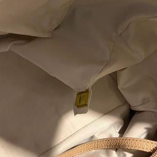 CHANEL Paris Biarritz Large Gold Metallic Coated Canvas Tote Bag ADI1184