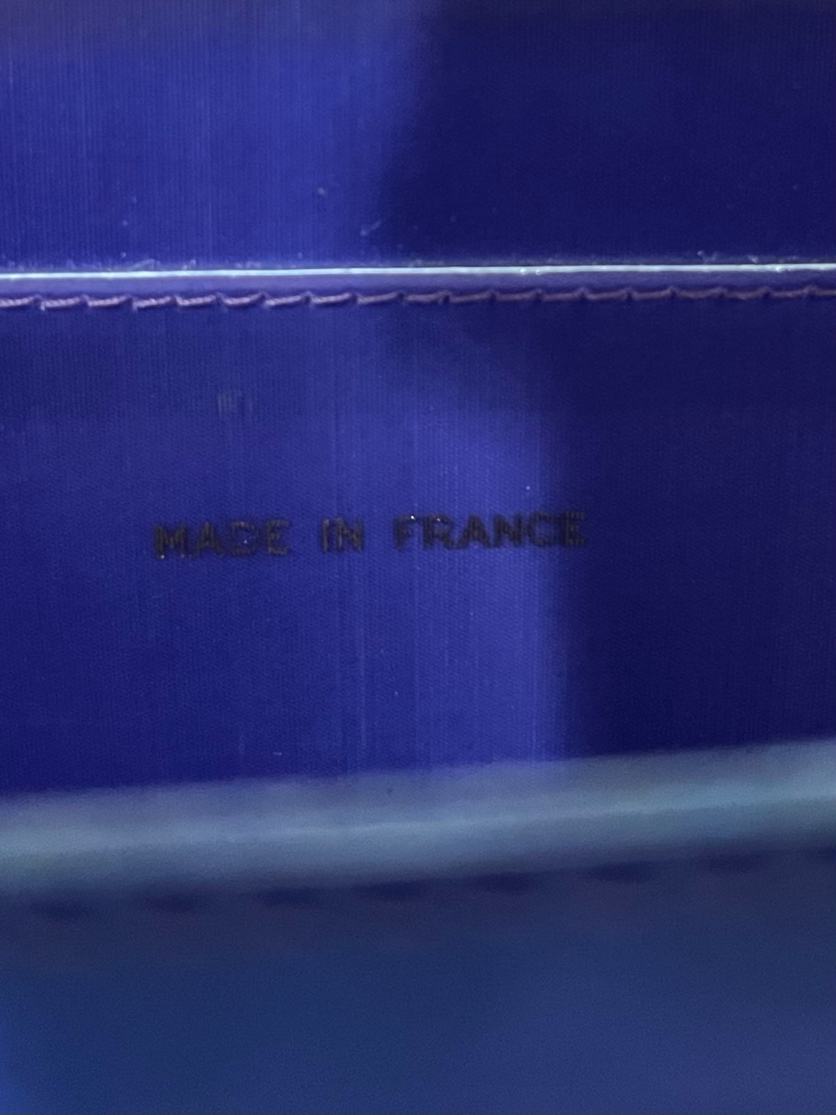 CHANEL Purple Holographic Tote Bag