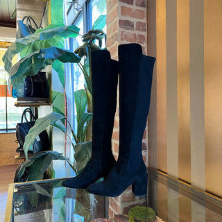 STUARTZ WEITZMAN Black Suede Knee High Boots SZ7.5